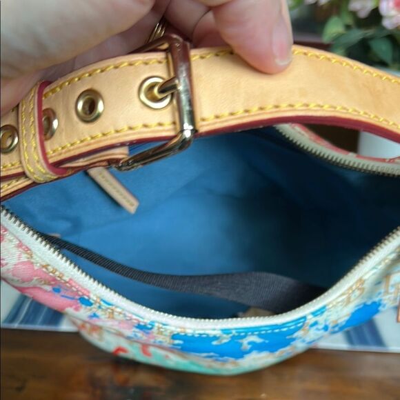 Dooney & Bourke Colorful paint splatter with logo Women's Bag small - Picture 7 of 12